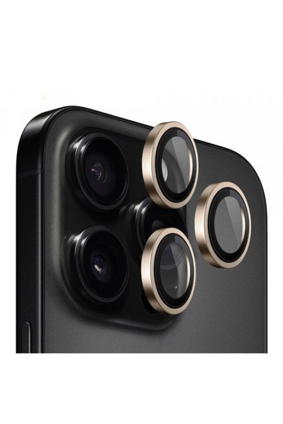 BLUEO Metal Frame Rear Camera Protection Film for Apple iPhone 16 Pro Max / 1...