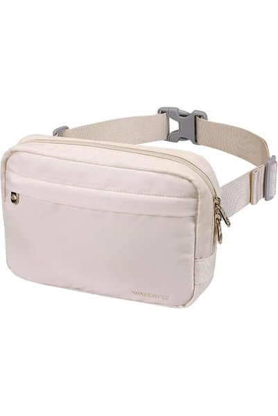 WATERFLY Fanny Pack Waist Bag: Belt Bag for Women Men Crossbody Bags Theft Fa...