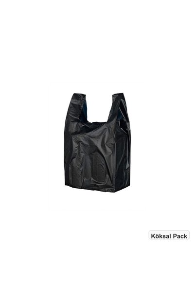 Köksal Pack حقيبة رياضية سوداء كبيرة الحجم 1 كجم 100 قطعة