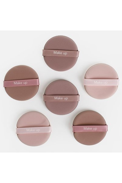 DD SHOP Buretei de Machiaj Rotunzi Ø5,5cm - 6buc - Bureti Fond Ten, Cosmetice...