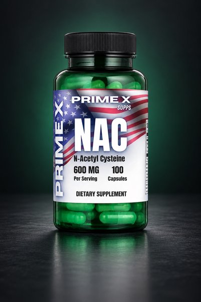 Primexsupps NA.C Nacetyl Cysteine 600MG-100 Capsules