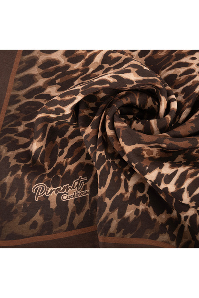 PİRAMİT Spring Viscon Eşarp | Mini Leopar
