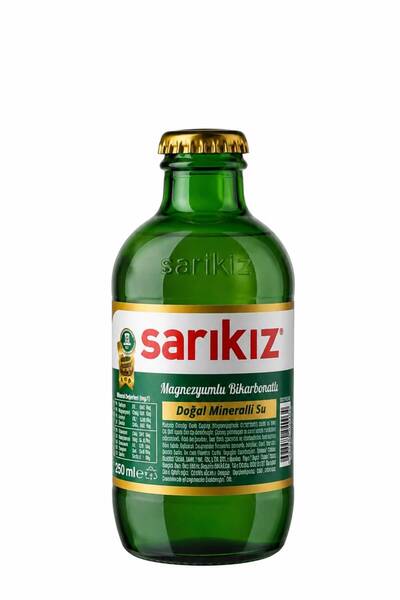 Sarıkız Sade (soda) Maden Suyu 250 ML × 24 ADET