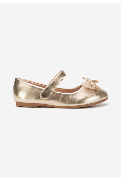 B T Shoes Χρυσά παπούτσια κοριτσιών Χαρβάνα