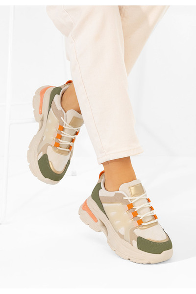 B T Shoes Sneakers cu platformă Alverisa verzi