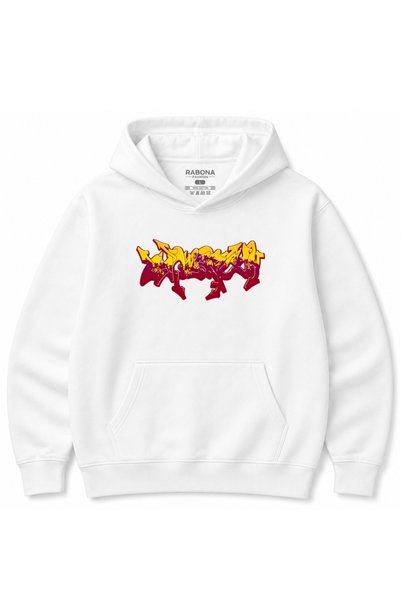 Rabona Fashion Wildstyle Energy – Φούτερ με κουκούλα με γραφικό σχέδιο γκράφι...