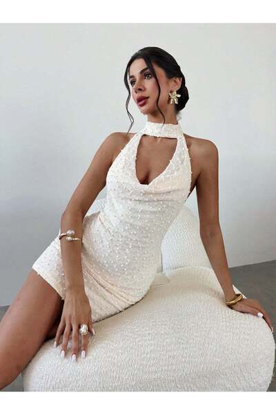 Sheya Rochie mini, crem