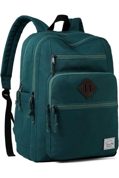 VASCHY Lightweight Backpack for Men, Unisex Large 15in Laptop Backpack Bookba...