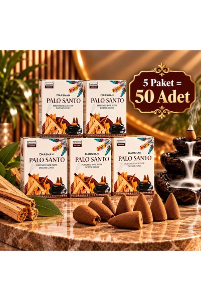 Genel Markalar Palo Santo Ağacı Kokulu Orijinal Geri Akışlı Konik Tütsü – Doğ...