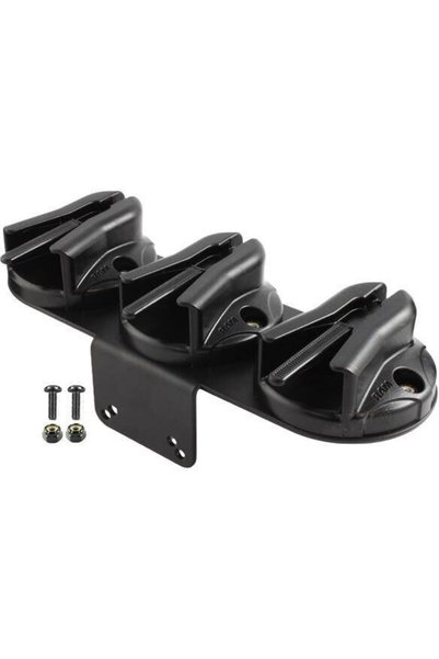 ram mounts РАМВ ®   Тройна щипка за микрофон с 90-градусова стойка за RAMВ ® ...