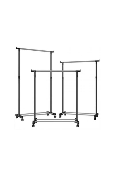 OEM Suport pentru haine, extensibil, 70 x 38 cm, înălțime reglabilă 80-140 cm...