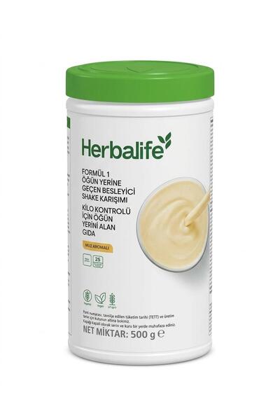 Herbalife Formül 1 Besleyici Shake Karışımı Muz Aromalı 500gr