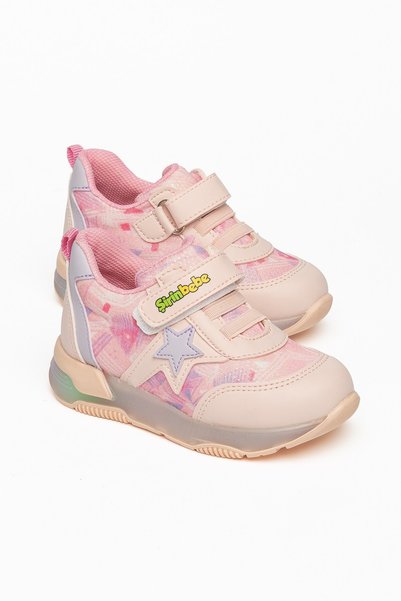 Dilimler Ayakkabı Şirinbebe Orthopedic Baby Girl Children's Shoes Pink Velcro...
