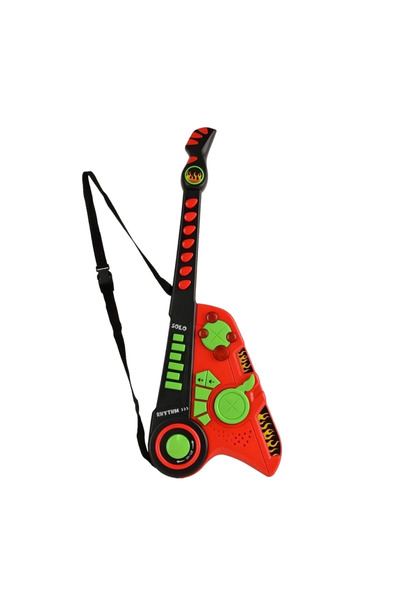 PlentifulLed Işıklı Melodili Askılı Müzikli Gitar