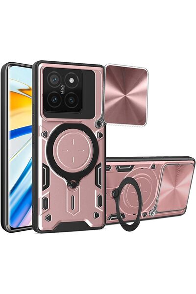 Aiyando Husa pentru Xiaomi 15T cu protecție pentru cameră și suport magnetic ...