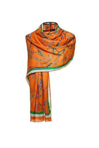 CASHMERE AND SİLK MAWLANA Modal Silk Rectangular Shawl