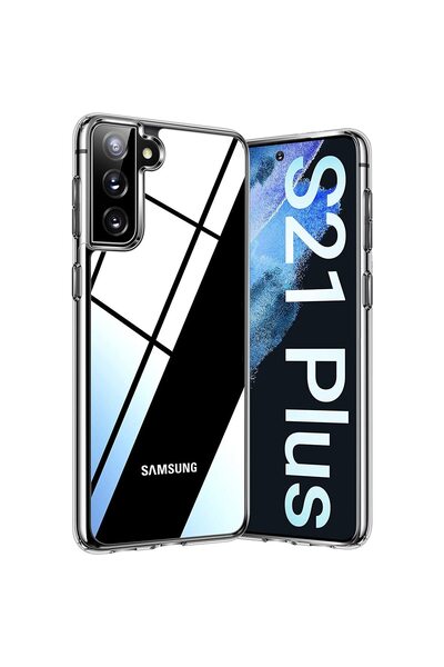 Forcell Αντικραδασμική Θήκη για Samsung Galaxy S21 Plus, Διαφανής Σιλικόνη, Κ...
