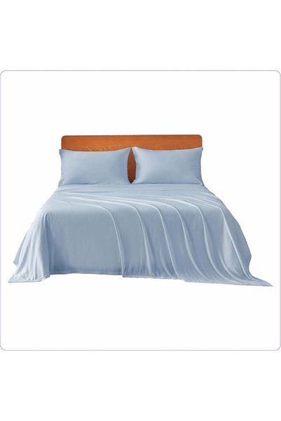 D DONETELLA FEEL THE LUXURY طقم ملاءات سرير دونيتيلا مكون من 4 قطع لسرير سوبر...