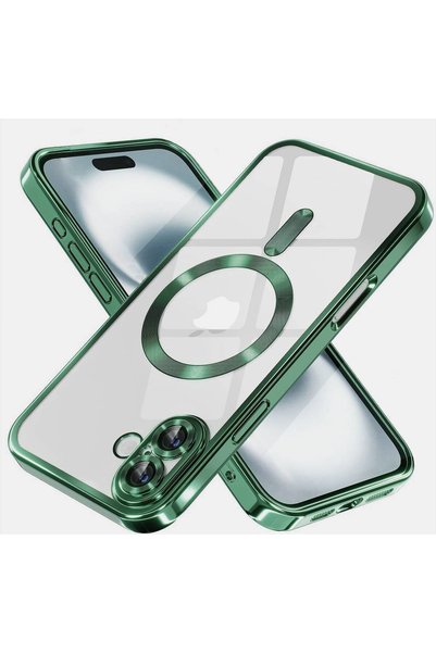 Aiyando Husa pentru iPhone 16 Plus cu MagSafe si protectie pentru lentile ant...