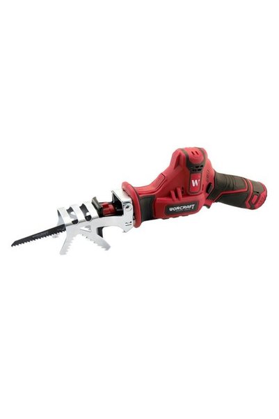 OEM Fierastrau tip sabie, cu 2 acumulatori 2 Ah, incarcator 12V Li-Ion, Worcraft