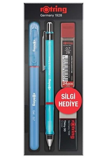 Rotring Visuclick Versatil Kalem Seti 07jel Kalem Hediyeli Mavi