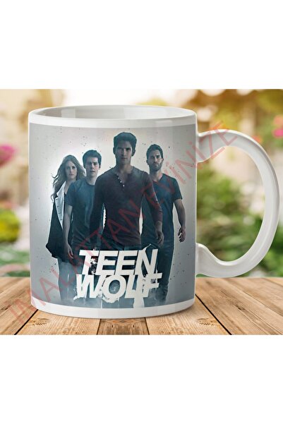 ART HEDİYE كوب تين وولف مطبوع على الجانبين