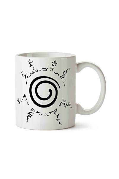 ART HEDİYE كوب مطبوع عليه شعار ناروتو الدائري على الجانبين