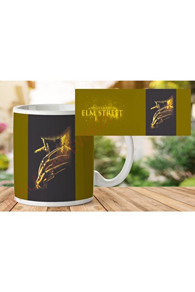 ART HEDİYE كوب مطبوع على الجانبين من Elm Street