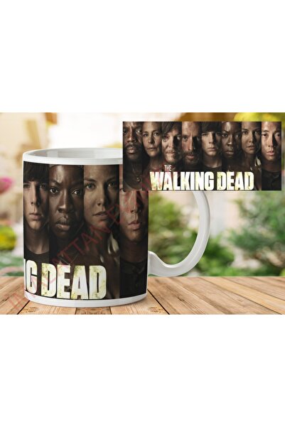 ART HEDİYE كوب مطبوع على الجانبين من The Walking Deat