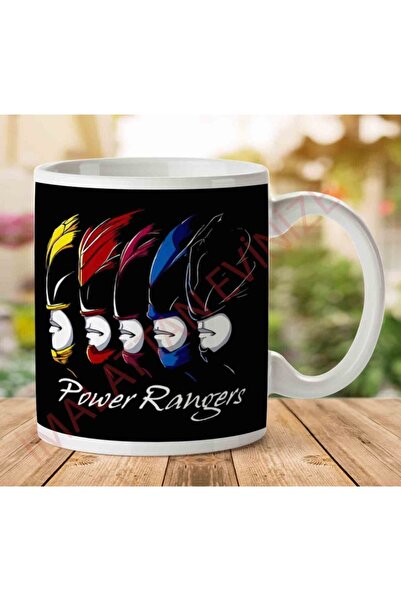 ART HEDİYE Power Rangers Faces Two Side Printed Mug