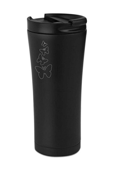 Rubicon Thermos Cup 500 Ml Butterfly Motif Printed (Stainless Steel 548 )
