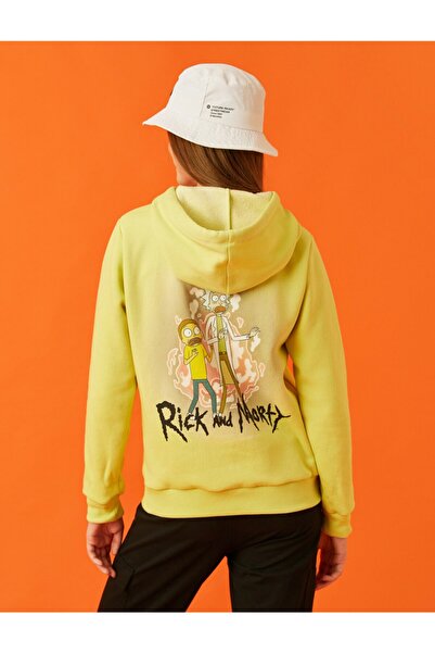 Koton Rick And Morty Licensed kapucnis pulóver
