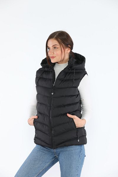 Everest Gel Filling Unisex Hooded Zipper Pocket Vest