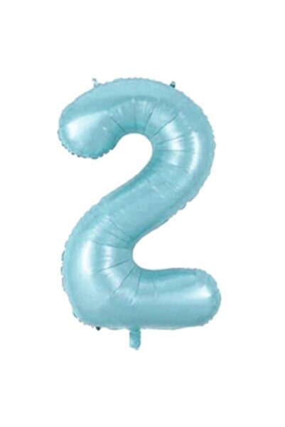 2 Rakam Folyo Balon Mavi 76 Cm