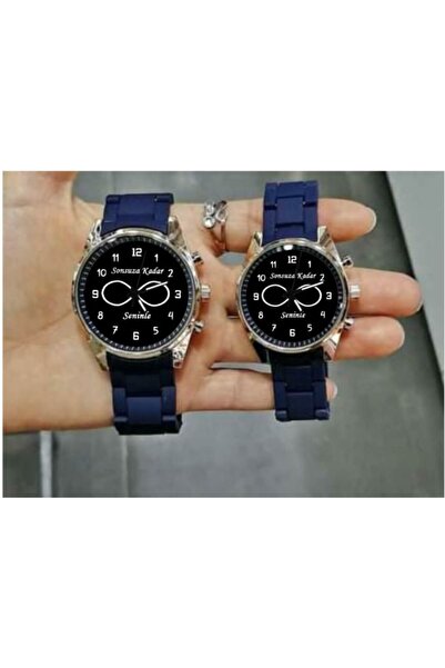 Kubbehan Çift Saatleri Sevgiliye Hediye Saat Kombini Erkek Kadın Sevgili Saat...
