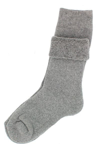 A CLASSE 3 Pack Thermal/Thermal Curved Towel Thick Winter Women's Socks (Smoked, Gray, Black)