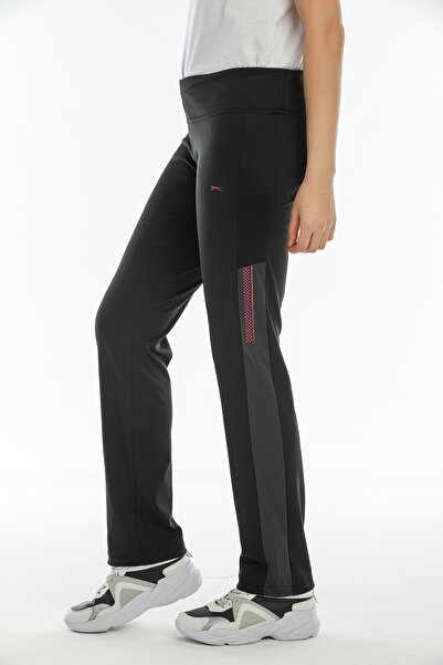 Slazenger Optimum Γυναικεία Φούτερ Μαύρο / Φούξια