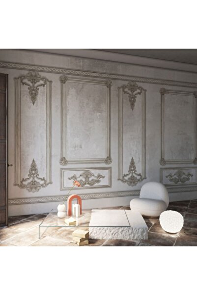 Duvar Kağıdı Marketi 3d Eskitmeli Çıta Görünümlü Duvar Kağıdı