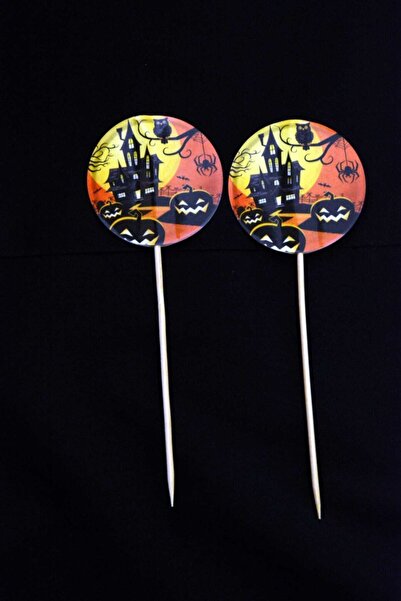 parti sürprizi مجموعة عيد الهالوين مكونة من 6 أعواد أسنان