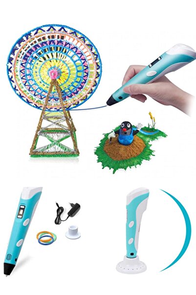 Tor Store Üç Boyutlu Yazıcı Kalem 3d Pen Printer (3 Renk Filament Hediye)