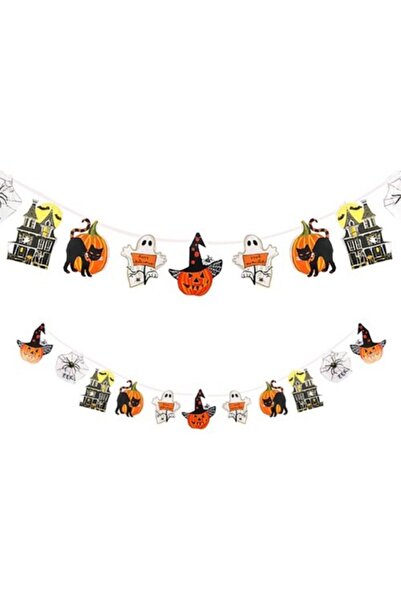 Happyland زخرفة علم راية الهالوين للهالوين