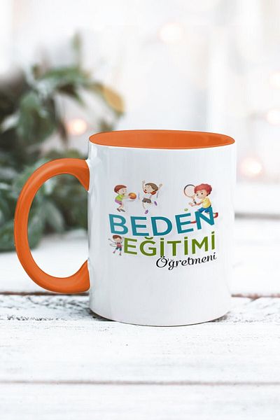 Yaprak Hediyelik كوب مصمم لمعلم التربية البدنية