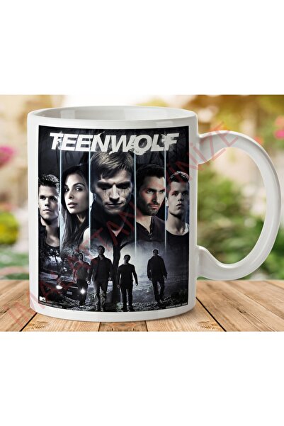 ART HEDİYE كوب تين وولف مطبوع على الجانبين