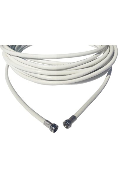 Crescent F Konnektörlü Uydu Anten Kablosu Full Hd 4k 3d Destekli 10 M