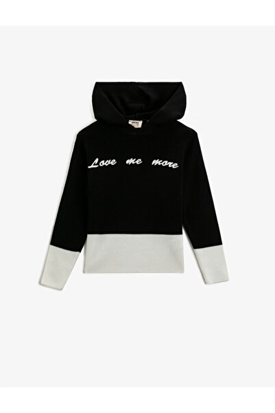 Koton Brodat cu glugă Swea tricou bloc de culoare