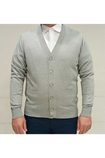 güncüoğlu Thin Wool Buttoned Pocket Knitwear Men's Cardigan