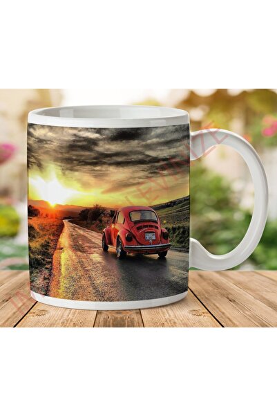 ART HEDİYE كوب Behzat Ç Vosvos بمناظر طبيعية مطبوع على الجانبين