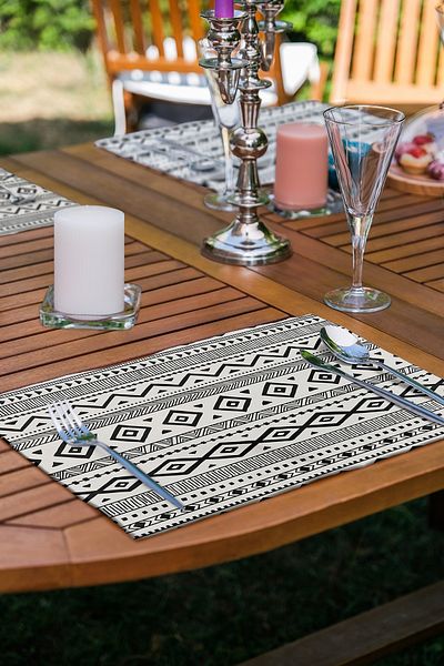 Realhomes Set de 6 piese cu design special, cu design scandinav