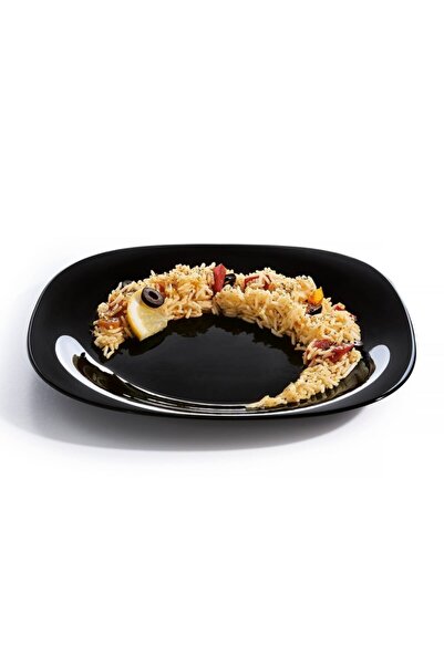 Luminarc Carine Temperli 26 Cm.parlak Siyah 6 Adet Servis & Yemek Tabağı.