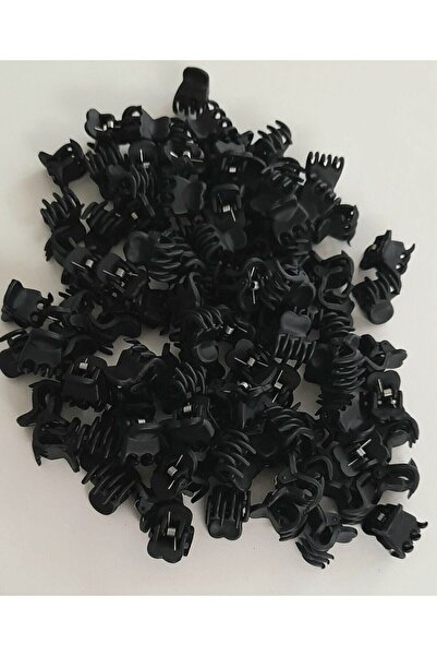 Shopiolog مشبك حكاية خرافية أسود نسائي صغير 100 قطعة